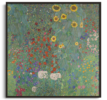 Inspiration Jardin aux tournesols Klimt - peinture à l'huile